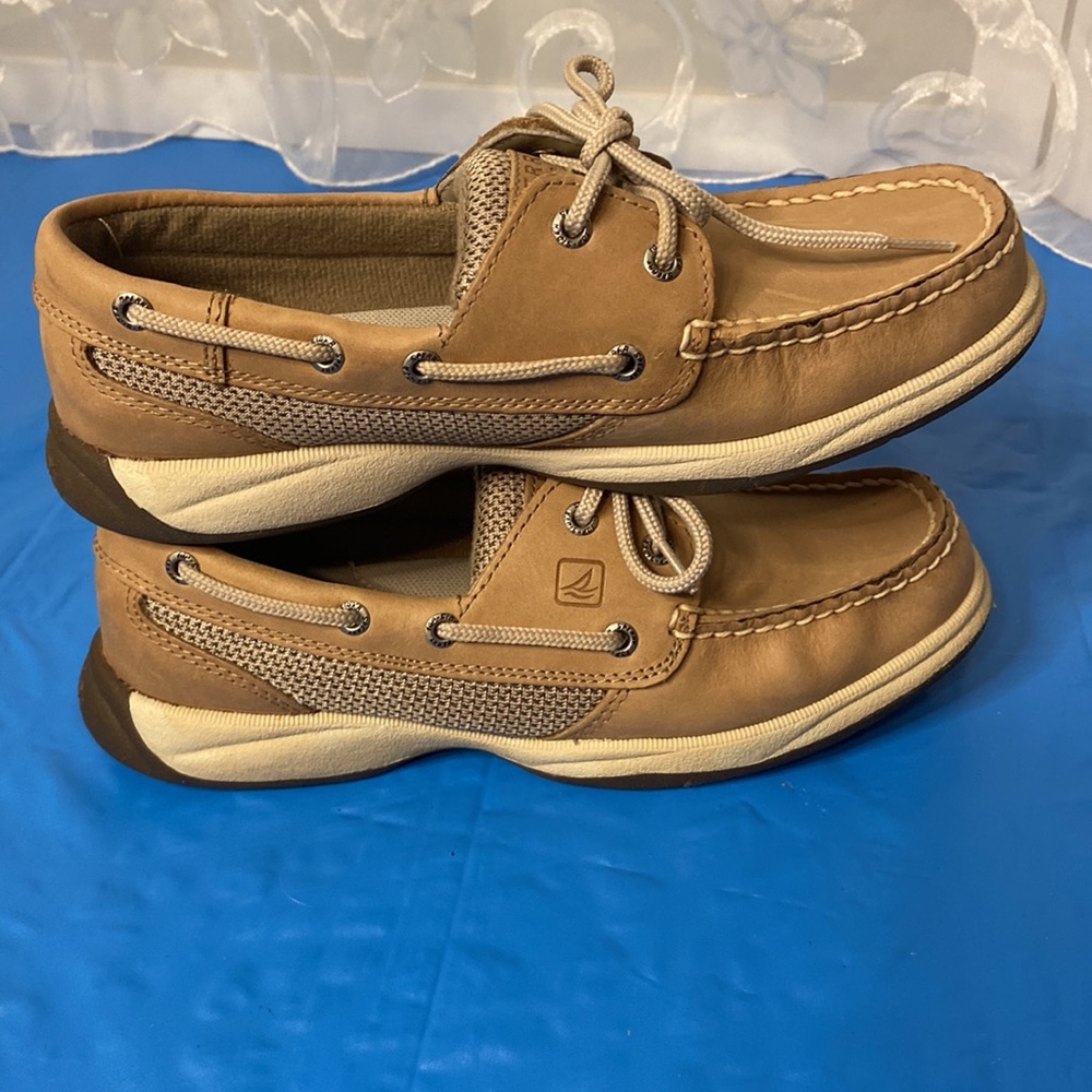 Sperry Top Siders tan/brown size 6.5 - Picture 3 of 8